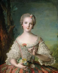 Retrato de Madame Louise de France (1737-87) en Fontevrault, 1748